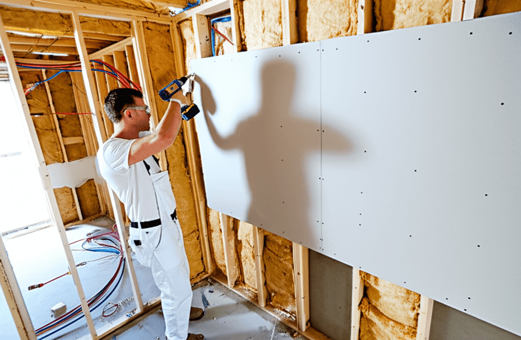 Drywall installation in Grand Coulee