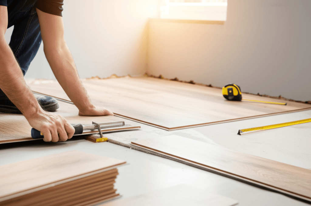 Luxury Vinyl Plank flooring installation in Coulee Dam