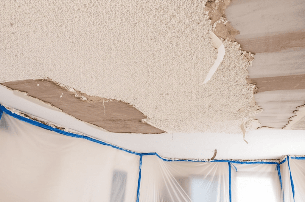 Popcorn ceiling removal in Grand Coulee