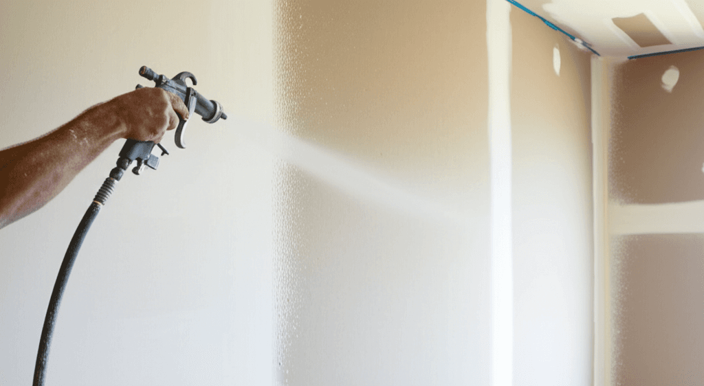 Drywall texturing in Coulee Dam